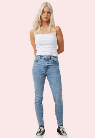 Women's Perfect Curve High Waist Skinny Jeans - MYLUXURY LANE ENTERPRISE